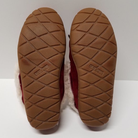 L.L. Bean Wicked Good Dark Red Moccasins - Picture 11 of 12